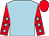 Light blue, red sleeves, light blue stars, red cap (Stephen Crowe & M Carnduff)