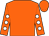 Orange, white spots on sleeves (Ms Denise Tibbett)