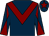 Dark blue, maroon chevron, diabolo on sleeves and star on cap (The Gd Partnership)