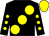 Black, large yellow spots, black sleeves, yellow spots, yellow cap (Tony Scrivin & Lost In The Summer Wine)