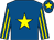 Royal blue, yellow star, striped sleeves and star on cap (The Almost Hopeful Partnership)