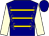 Navy, gold braids, cream sleeves, navy cap, gold tassel (Opulence Thorougbreds Nh & Partner)
