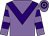 Mauve, purple chevron, hooped sleeves and cap (Mr H Jones & Mrs E Evans)