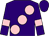 Purple, large pink spots and armlets (Mr Michael Fiddy)