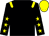 Black, yellow epaulets, black sleeves, yellow stars, yellow cap (The Bill & Ben Partnership)
