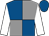 Royal blue and grey (quartered), white sleeves, royal blue cap (Robin Dickin Racing Club)