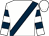 White, dark blue sash, hooped sleeves, white cap (J R Lavelle And Mrs L N Major)