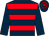 Dark blue & red hoops, dark blue sleeves, hooped cap (Scuderia Strapaese S R L S)