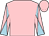 Pink, pink and light blue diabolo on sleeves (Mrs Marina Kent)