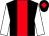 Black, red stripe, white sleeves, black cap, red diamond (Shaw Racing Partnership 2)