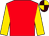 Red, gold sleeves, brown and gold quartered cap (Mr P R Hedger & P C F Racing Ltd)