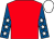 Red, royal blue sleeves, white stars, white cap (Mrs Hayley Wallis)