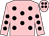 Pink, black spots (Mr David Freeman)