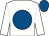 White, royal blue disc, royal blue cap (The Blue Ball Syndicate)
