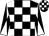 Black and white check, diabolo on sleeves (Tony, Judith, Sharon, Dermot & David)