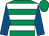 Emerald green, white hoops, royal blue sleeves, emerald green cap (The Desperados)