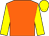 Orange, yellow sleeves and cap (The Belle Stars)