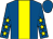Royal blue, yellow stripe, royal blue sleeves, yellow stars (Penketh And Sankey Jech Racing Club 1)