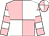 Pink and white (quartered), hooped sleeves (Case Racing Partnership & Anita J Lush)