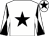 White, black star, diabolo on sleeves and star on cap (Mr P K Mrs A J Gardiner)