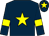 Dark blue, yellow star, armlets and star on cap (Mr S Tulk)