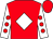Red, white diamond, white sleeves, red spots (One Too Many Partners)