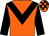 Orange, black chevron and sleeves, check cap (Dydb Marketing & C Dyson)