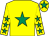Yellow, emerald green star, yellow sleeves, emerald green stars, yellow cap, emerald green star (S & G Soils Limited)