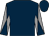 Dark blue, grey and dark blue diabolo on sleeves (Homecroft, Crampsie & Sullivan)