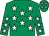 Emerald green, white stars (John Joseph O'Keeffe)