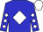 Blue, white diamond, white diamonds on sleeves, white cap (Gene Gould, Jr)