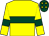 Yellow, dark green hoop, dark green armlet, dark green cap, yellow stars (Thomas Anthony Geoghegan)