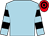 Light blue, black hooped sleeves, red and black hooped cap (R S Hoskins And Partners)