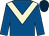 Royal blue, beige chevron, dark blue cap (Mrs J West)