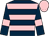 Dark blue, pink hoops, armlets and cap (Trolley Action)