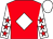 Red, white diamond, white sleeves, red stars, white cap (Mr Richard A Murray)