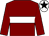 Maroon, white hoop, maroon sleeves, white cap, black star (T A Hegarty)