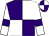 Purple and white (quartered), white sleeves, purple armlets (Mrs S Fryer)