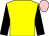 Yellow, black sleeves, pink cap (Cautious Approach Syndicate)
