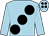 Light blue, large black spots, black spots on cap (E Habibovic)