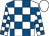 White & royal blue check, white cap (Rupert Heggs)