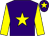 Purple, yellow star & sleeves, yellow star on cap (Not A Penny Left Syndicate)