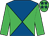 EmGreen & royal blue diabolo, emGreen sleeves, emGreen cap, royal blue stars (Hugh J O'Brien & Mrs Lucy McCallan & Terence McCarron & Kevin O'Brien)