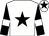 White, black star, black sleeves, white armlets, white cap, black star (Awr Consultancy, Stacey, Kirk & Fields)