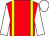 Red, yellow braces, white sleeves and cap (Mr Jon Glews)