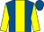 Royal blue, yellow panel, yellow sleeves, royal blue cap (Laurence Bellman)