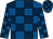 Royal blue and dark blue check (Mr J A Osborne)