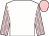 White, pink and white striped sleeves, pink cap (Mr Rae Guest)