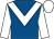 Royal blue, white chevron, sleeves and cap (Jane Newett And Dougie Livingston)