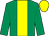 Emerald green, yellow stripe, yellow cap (Thurloe Thoroughbreds Xlix)